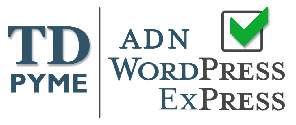 Logo TDPYME ADN WordPress ExPress